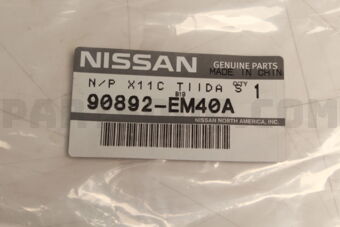 90892EM40A EMBLEM-REAR