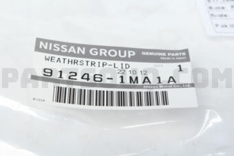 912461MA1A WEATHERSTRIP-LID