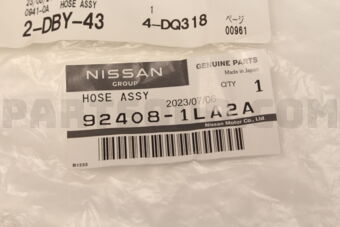 924081LA2A HOSE ASSY-HEATER