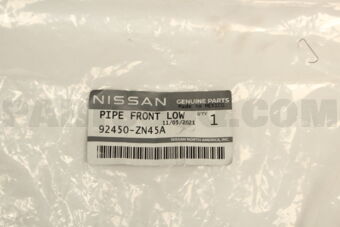 92450ZN45A PIPE-FRONT COOLER,LOW