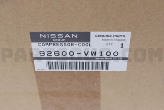 92600VW100 COMPRESSOR ASSY-COOLER