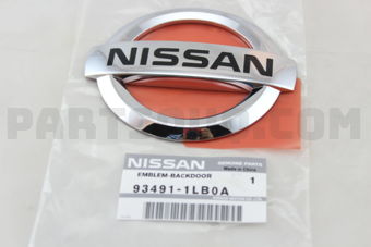 934911LB0A EMBLEM-BACK DOOR