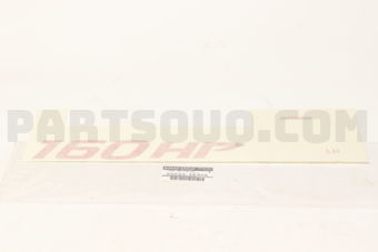 93499VK905 LABEL-NAME,REAR FENDER LH