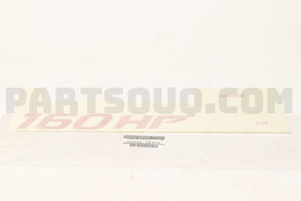 93499VK905 LABEL-NAME,REAR FENDER LH