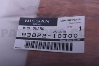 9382210J00 MUDGUARD