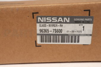 963657S600 GLASS-MIRROR,RH