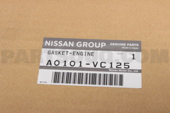 A0101VC125 GASKET-ENGINE