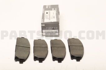 D10600W7X5 PAD KIT-DISC FR