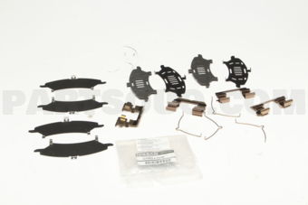 D1080ET01B HARDWARE KIT-FRONT DISC BRAKE PAD