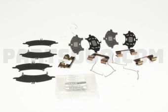 D1080ET01B HARDWARE KIT-FRONT DISC BRAKE PAD