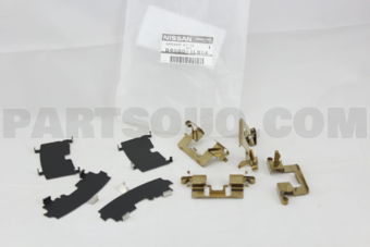 D40801LB0A HARDWARE KIT-REAR DISC BRAKE PAD