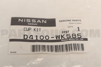 D4100WK585 CUP KIT-BRAKE WHEEL CYLINDER,FRONT