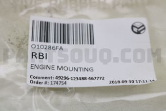 O10286FA ENGINE MOUNTING