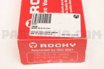 TB530 ENGINE VALVE-EX 4 PCS
