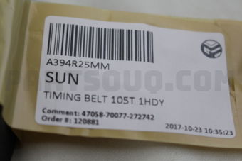 A394R25MM TIMING BELT  13568-17