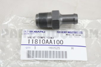 11810AA100 VALVE COMPL-CONT