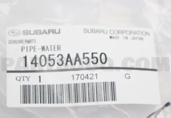14053AA550 PIPE-WATER