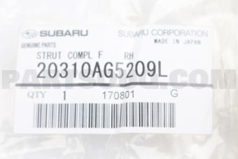 20310AG5209L STRUT COMPL F    RH