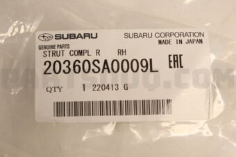 20360SA0009L Subaru STRUT  COMPL RH