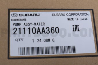 21110AA360 Subaru PUMP ASSY-WATER