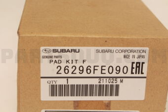 26296FE090 Subaru PAD KIT F