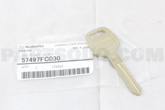 57497FC030 KEY PLATE-BLANK