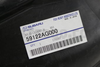59122AG000 MUD GUARD R      RH