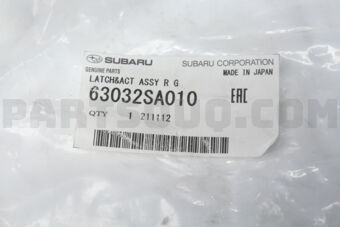 63032SA010 LATCH&amp;ACT ASSY R G