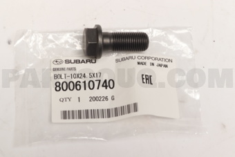 800610740 BOLT-10X24.5X17