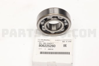 806225260 BALL BRG-25X62X17