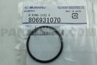 806931070 O RING-31X2.0