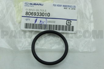806933010 Subaru O RING-33.7X3.5