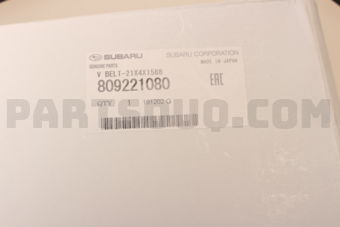 809221080 V BELT-21X4X1588