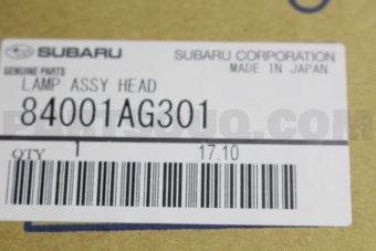 84001AG301 LAMP ASSY HEAD   LLR