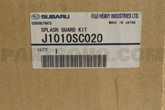J1010SC020 SPLASH GUARD KIT