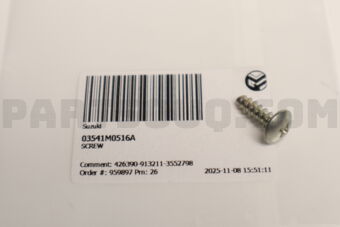 03541M0516A SCREW