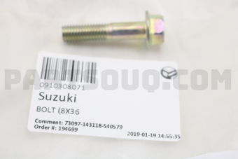0910308071 BOLT (8X36)