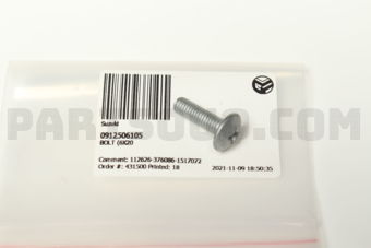 0912506105 BOLT (6X20)
