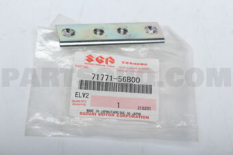 7177156B00 RETAINER, FR LICENSE PLAT