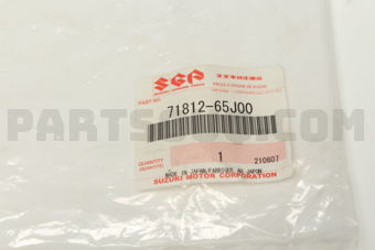7181265J00 BRACKET, LICENSE LAMP