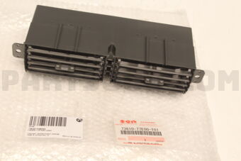 7361077E00T01 LOUVER, CTR VENT (GRAY)