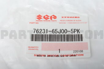 7623165J005PK LID, RR QTR TRIM (BLACK)
