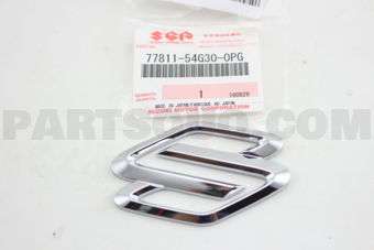 7781154G300PG EMBLEM, S (CHROME)