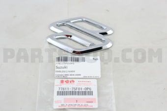 7781175F010PG EMBLEM, S (CHROME)