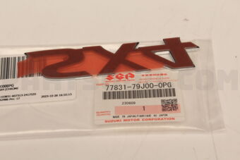 7783179J000PG EMBLEM, SX4 (CHROME)