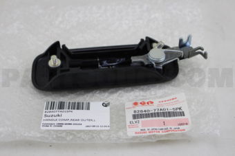 8284077A015PK HANDLE COMP,REAR OUTER,L