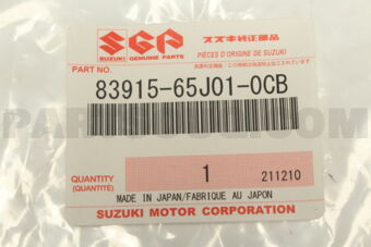 8391565J010CB TAPE, SASH ROOF RH (BLACK)
