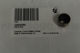 1320701M01 VALVE SEAL