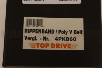 4PK860 RIB BELT