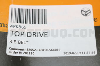 4PK865 RIB BELT